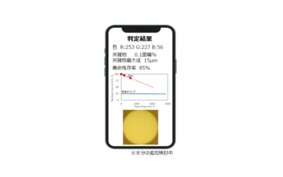 スマートフォンを用いた潤滑油の簡易診断技術 | ジュンツウネット21