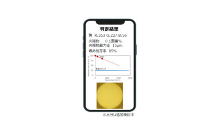 スマートフォンを用いた潤滑油の簡易診断技術 | ジュンツウネット21
